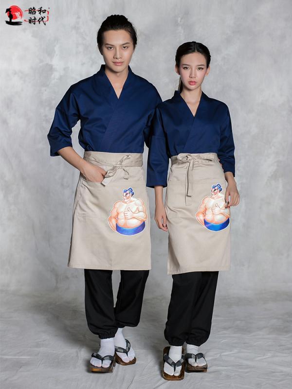 業務 ユニフォーム シェフ 作業着 和風 寿司 レストラン ウェイター 居酒屋 レース 着物 トップス メン..