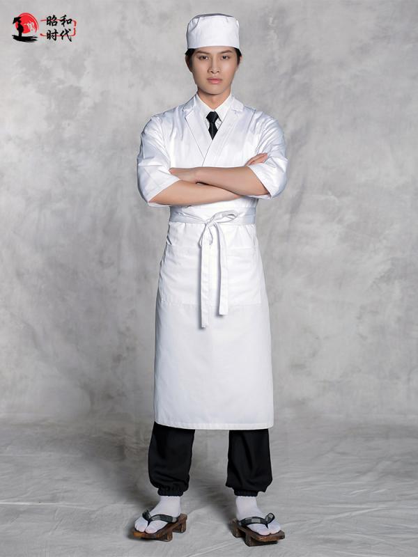 飲食店 制服 業務 ユニフォーム 寿司屋 調理服 ウェイター 作業着 メンズ 和装 白 スーツ 板前 制服 オールシーズン