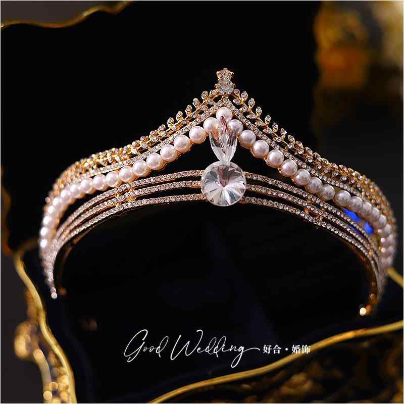 ティアラ クラウン レディース アクセサリー ジュエリー 花嫁 ラインストーン パール 花嫁 ウェディングドレス 写真映え サンプル メイクアップ プリンセス バースデー