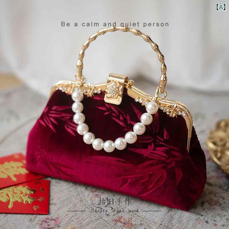 中国風 バッグ ハンドバッグ パーティーバッグ エレガント おしゃれ 通勤 ホワイトデー ギフト レディ..