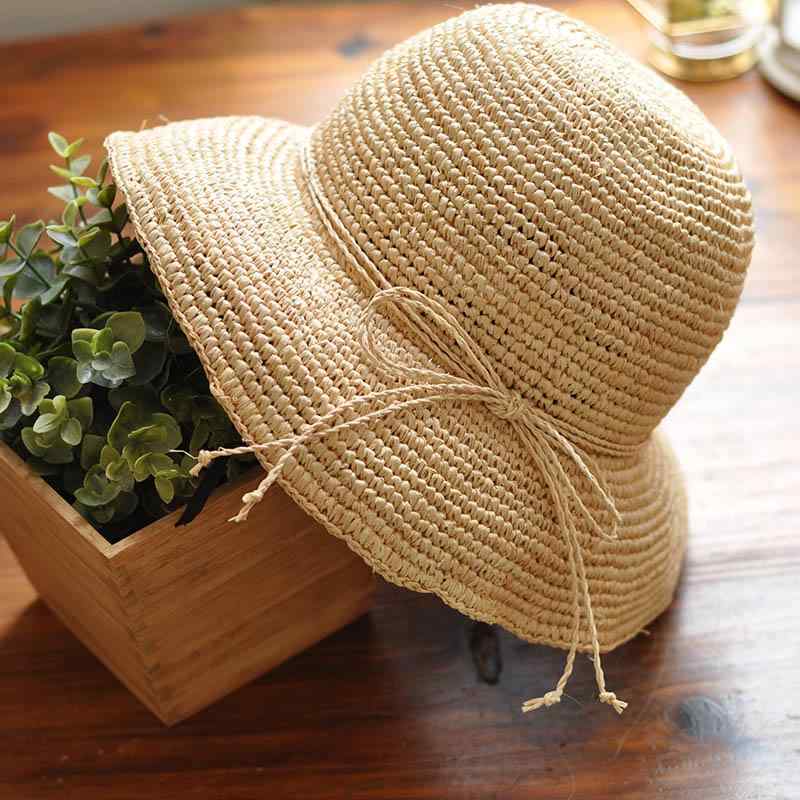 レディース ファッション アクセサリー オールシーズン メンズ ユニセックス 麦わら 帽子 韓国 つば広 ..