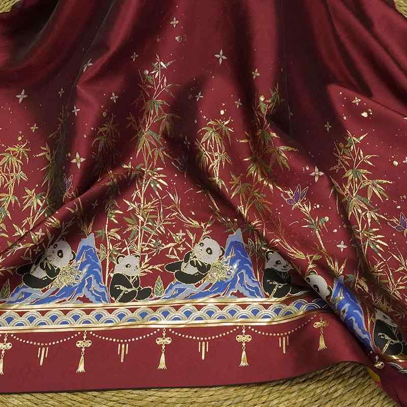 DIY 生地 チャイナ風 ジャガード 手芸 洋裁 縫 服飾生地 ドレス 衣装 装飾 アクセサリー 衣装作 素材 ..