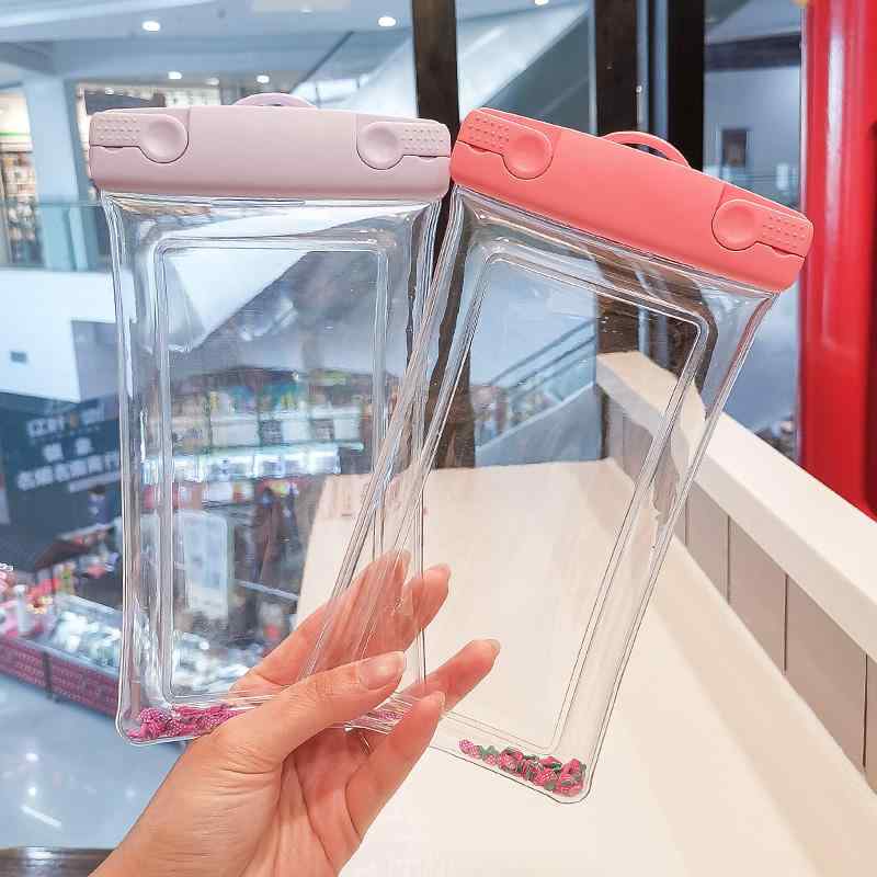 携帯電話 防水 バッグ 防水 カバー かわいい 水泳 温泉 スマホ対応 ダイビング カバー 透明 密封 バッグ スマホ