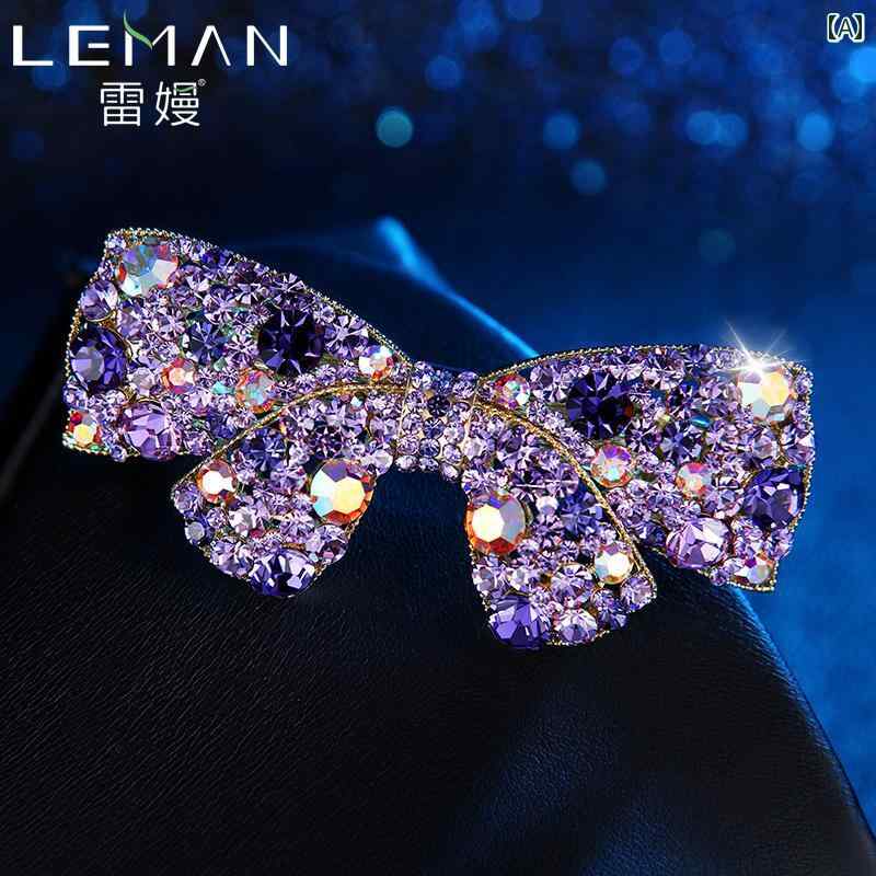 ヘア クリップ バレッタ ヘアアクセサリー ラインストーン おしゃれ 上品 シンプル ファッション ヘア..