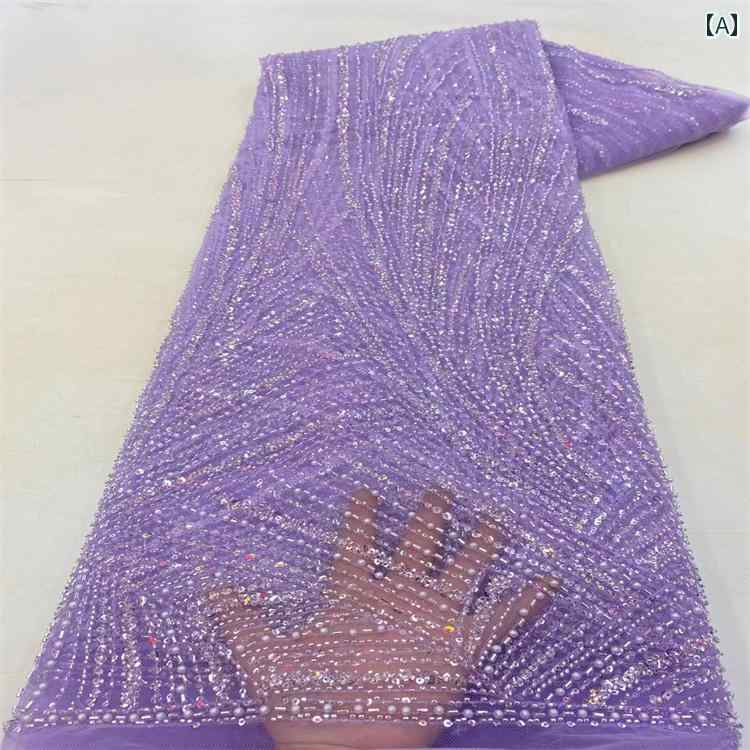 生地 おしゃれ 布 カット クロス レース メッシュ 刺繍 手芸 クラフト 裁縫材料 服 DIY ドレス 衣装 secure-depo-10406411 セキュアデポ サンプル画像2