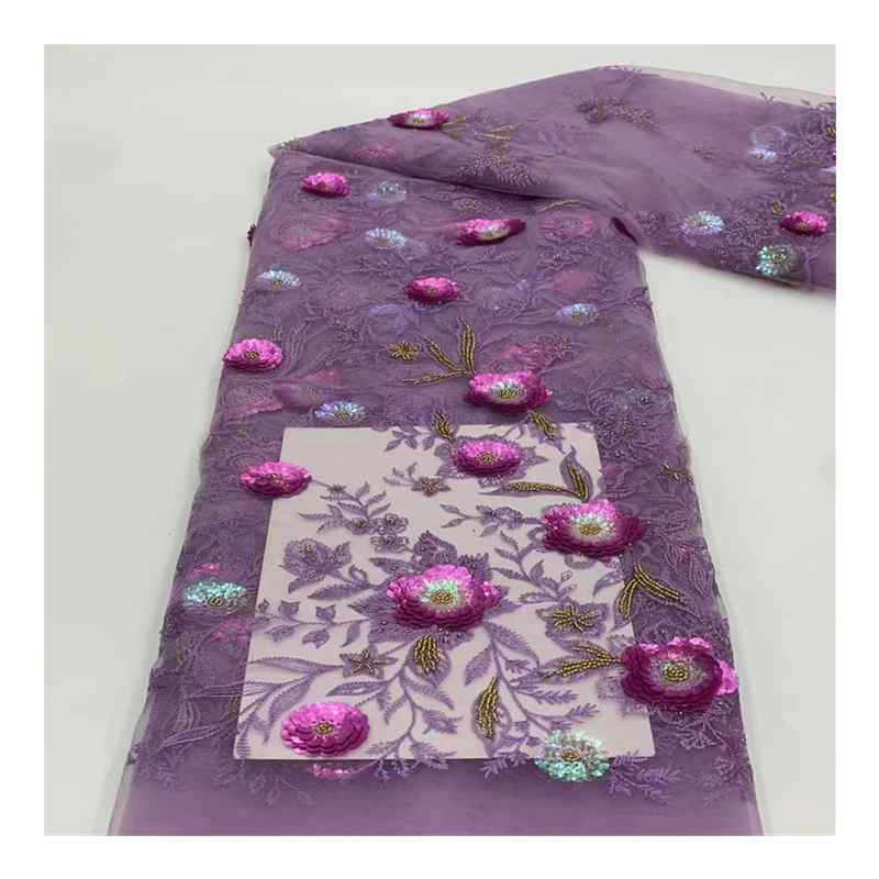 Other - 生地 おしゃれ 布 カット クロス レース メッシュ 刺繍 手芸 クラフト 裁縫材料 服 DIY ドレス 衣装