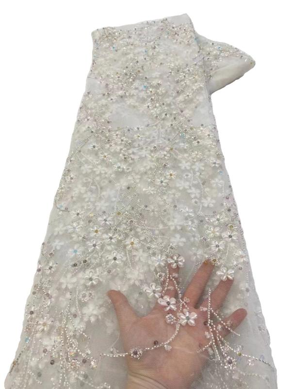 生地 おしゃれ 布 カット クロス レース メッシュ 刺繍 手芸 クラフト 裁縫材料 服 DIY ドレス 衣装