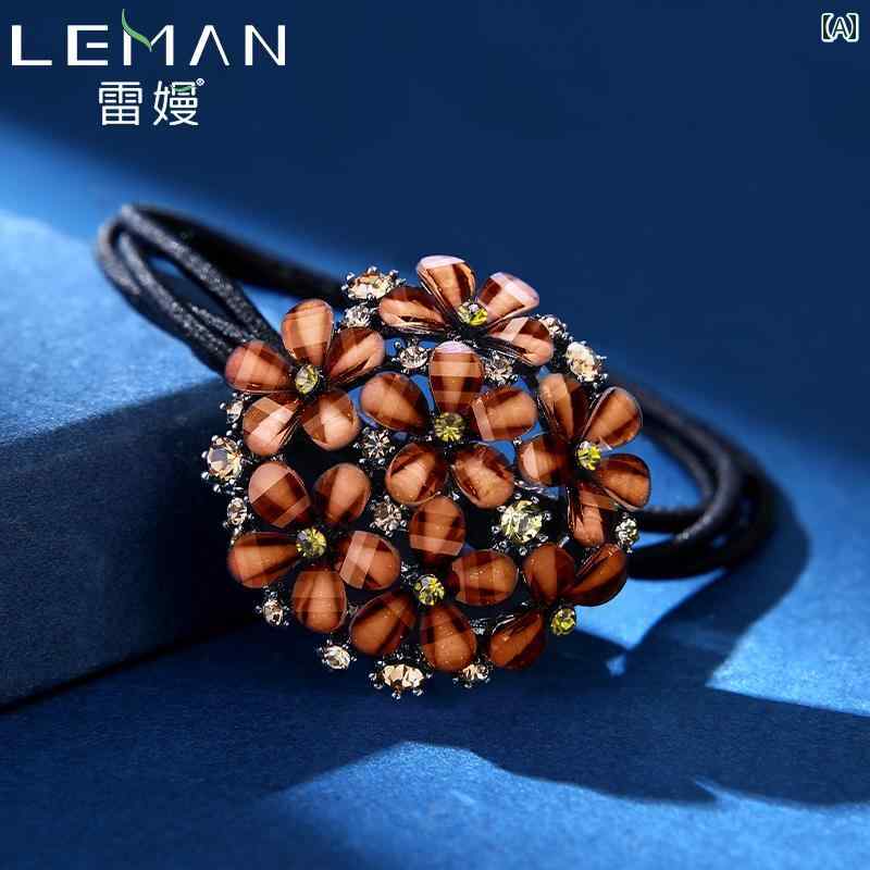 ヘアゴム ヘアアクセサリー ラインストーン おしゃれ 上品 シンプル ファッション ヘアアレンジ レディ..