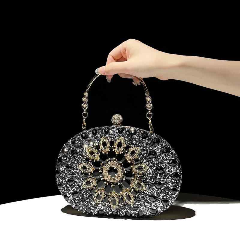 パーティー バッグ レディース チャイナ風 かわいい おしゃれ かわいい おしゃれ ハンドバッグ バンケットブラック ディナーバッグ クラッチ レディース クロス ボディバッグ
