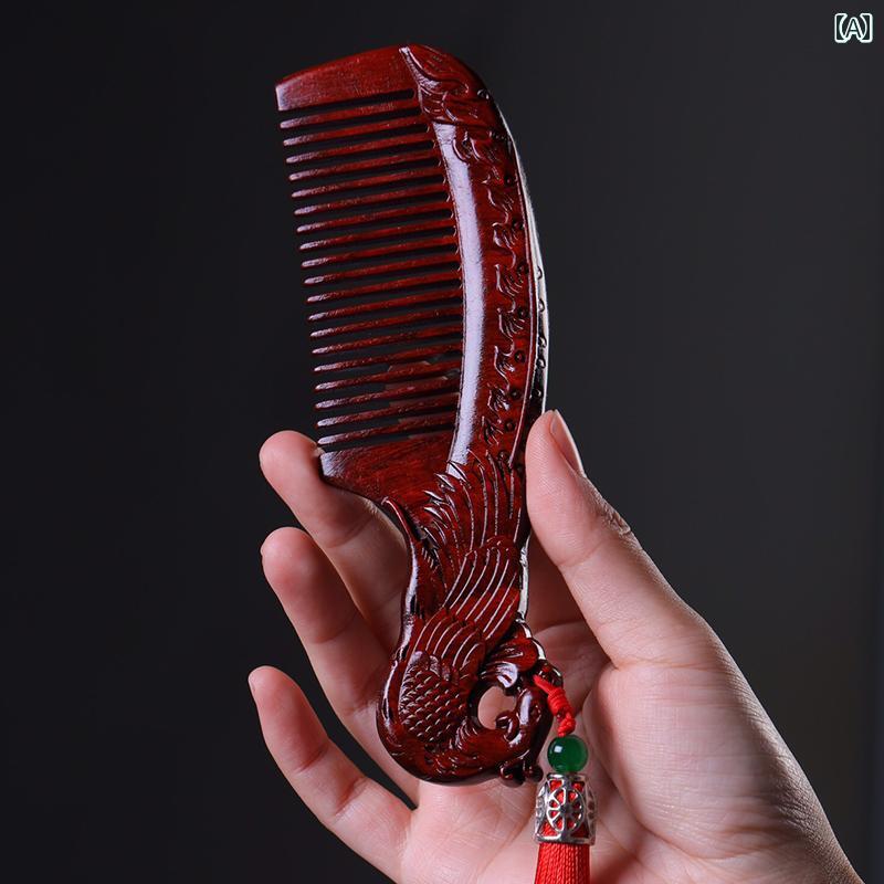 くし おしゃれ ローズウッド 家庭 ヘアケア コンパクト 木 コーム レディース ウェディング 贈り物 メンズ レディース ロングヘア 母の日 旅行 ワンポイン...