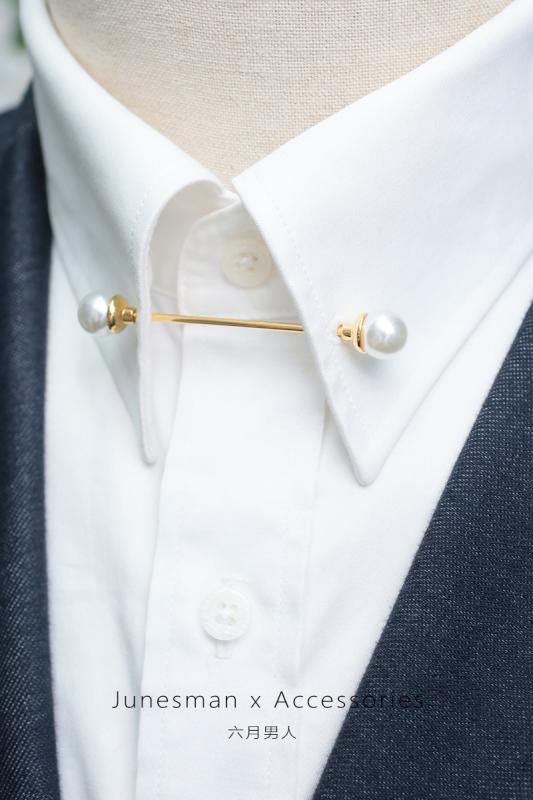 メンズ フォーマル ビジネス おしゃれ紳士 金 メッキ パール メンズ カラー ピンスティック 銅素材 ホ..