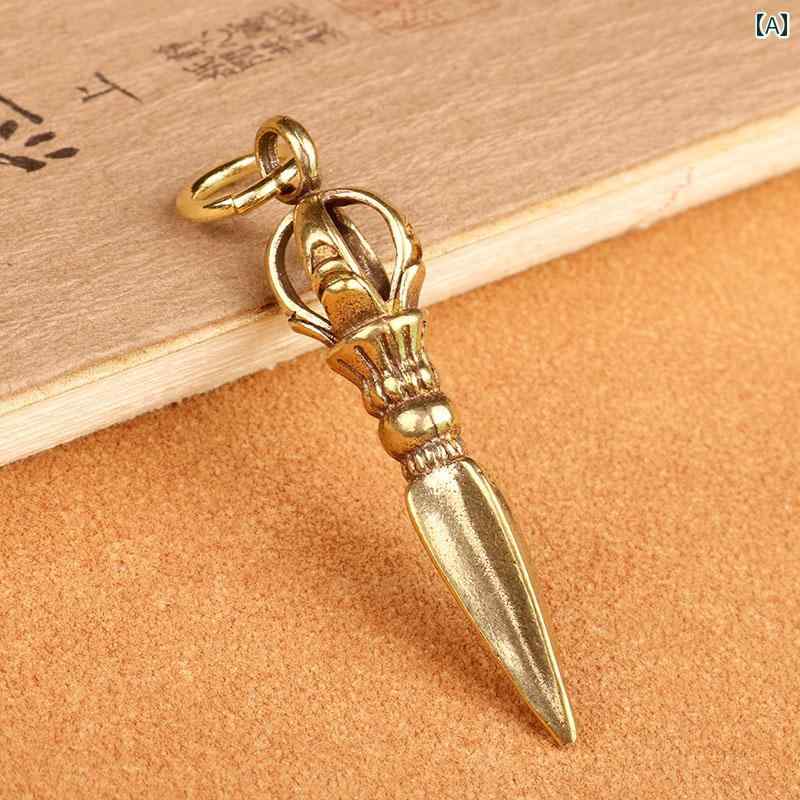 レトロ 車 キーホルダー ペンダント キーアクセサリー キーチェーン ストラップ メンズ レディース兼 チャイナテイスト 装飾品 真鍮