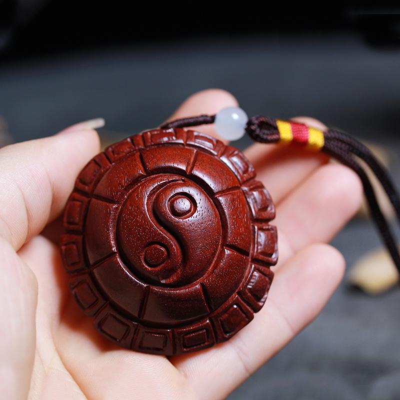 中国風 アクセサリー 小葉 紫檀 太極拳 亀 キーホルダー おもちゃ 亀 甲羅 ハンドピース メンズ レディース ハンド おもちゃ ピース