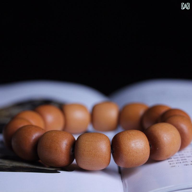 サンダルウッド アクセサリー ビーズ 玩具 数珠 ブレスレット 仏珠 メンズ レディース アイテム ワンポイント 木 白壇 装飾品 ペンダント ファッション 贈り物