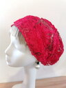 ターバン 帽子 エスニック レディース ファッション 帽子 ケア帽子 レッド 赤 レトロ ストリート ヘッド バンド アクセサリー