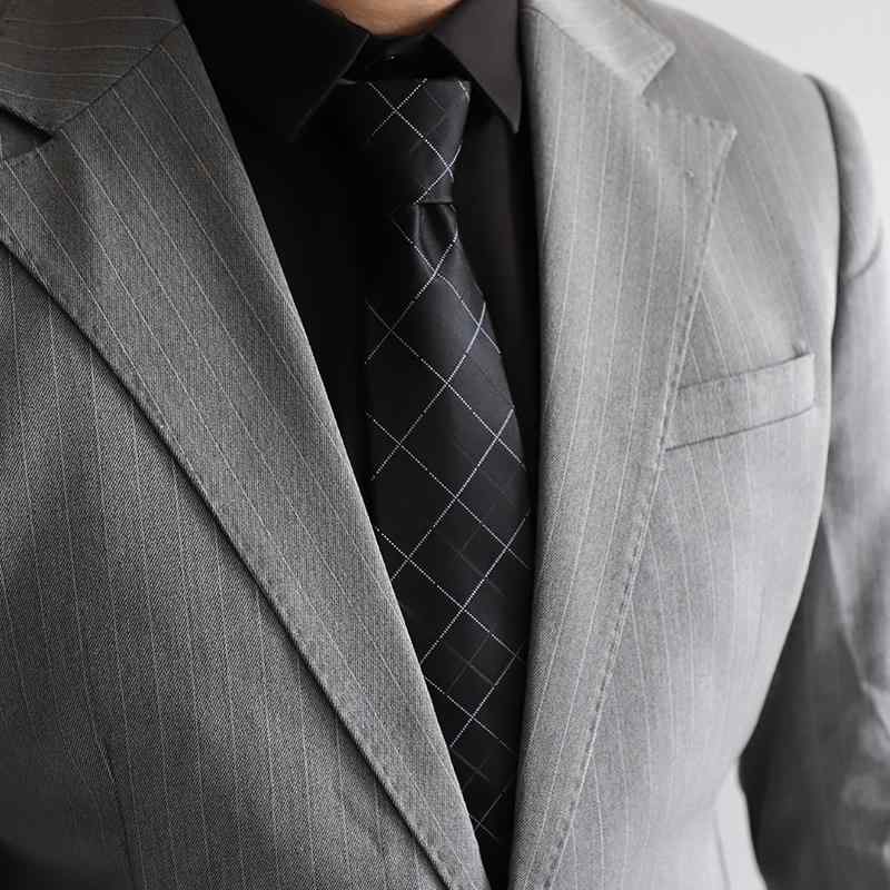 ネクタイ メンズ メンズ レジャー カジュアル 韓国 矢型ネクタイ アロータイ 新郎 ストライプ チェック..