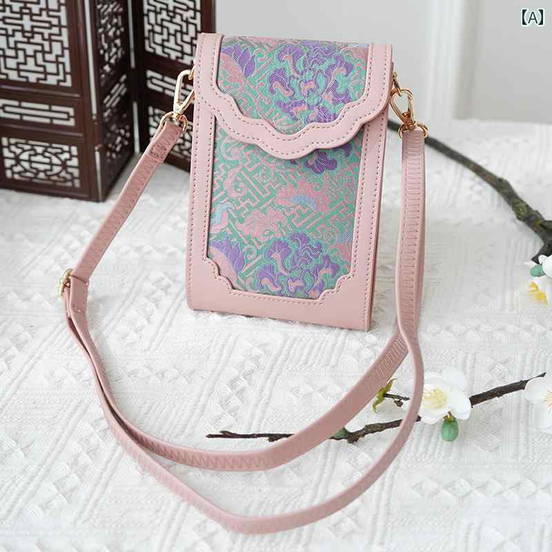 バッグ ショルダーバッグ スマホケース 牛革 チャイナ風 エキゾチック カジュアル 母の日 ギフト レデ..