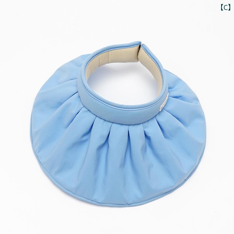 子供 幼児 帽子 サンバイザー つば広 夏 UV対策 紫外線防止 日焼け防止 熱中症対策 かわいい キュート 通園 キッズ