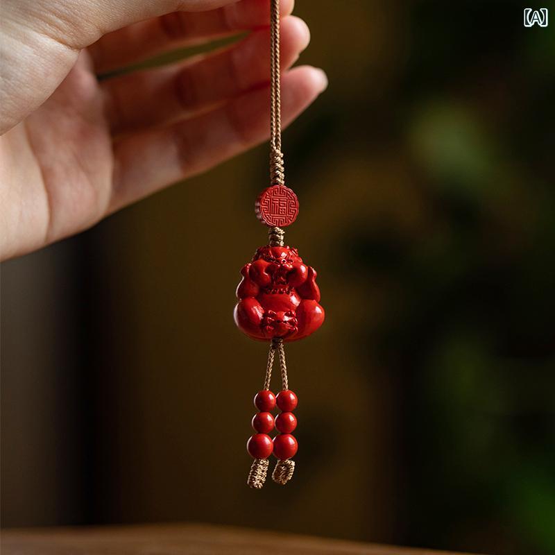 キーストラップ レトロ おしゃれ キー ホルダー かわいい レッド アニマル ペンダント メンズ レディー..