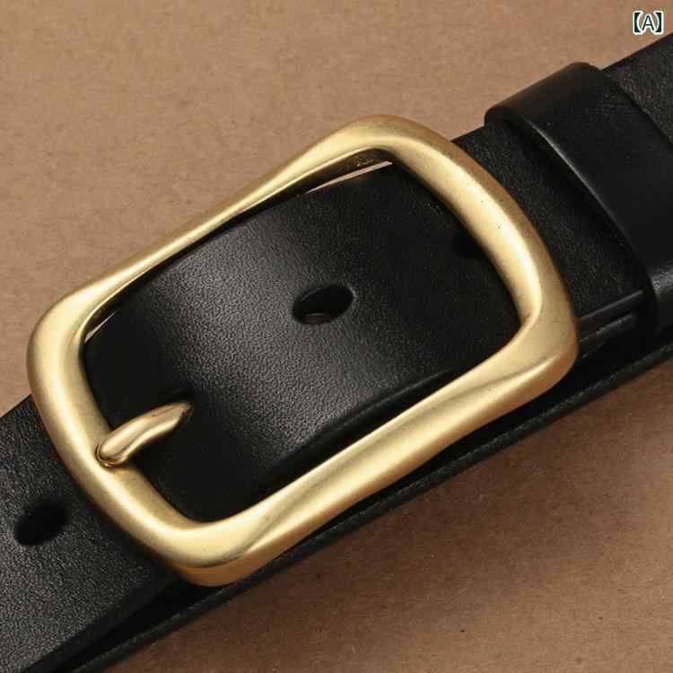 ベルト イタリア メンズ ピン バックル ファッション アクセサリー オールシーズン ベルト ウエスト バンド レトロ