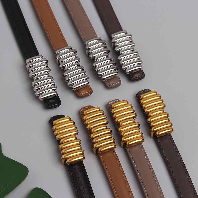 ベルト レトロ ブロンズ ゴールド シルバー レディース ファッション アクセサリー オールシーズン ベルト ウエスト バンド スリム