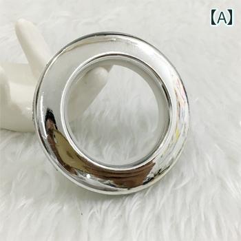 カーテン アクセサリー リング パンチング バックル ホイール シンプル チューブ 室内 装飾 おしゃれ ..