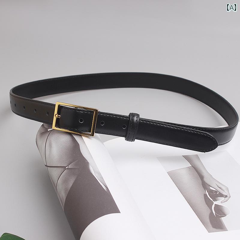ベルト レザー シンプル カジュアル おしゃれ レディース ファッション アクセサリー オールシーズン ..