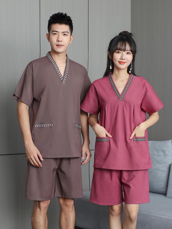 温泉 スーツ マッサージ 服 健康ランド ファッション ウェア インナー ズボン ナイト ルーム パジャマ ..