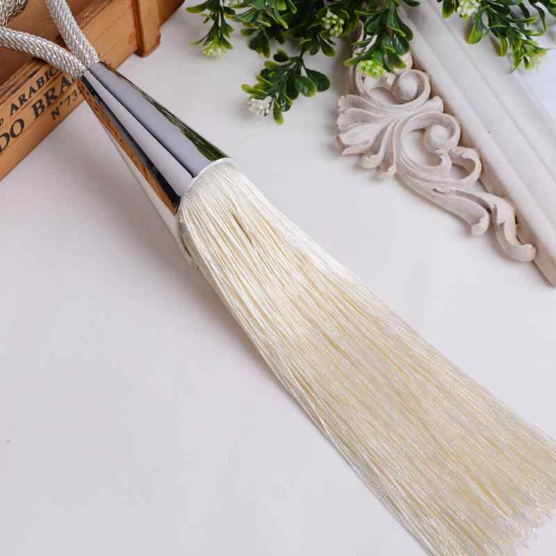 タッセル カーテンストラップ フック アクセサリー 吊り下げ ロープタッセル ブラインド バックル ホー..