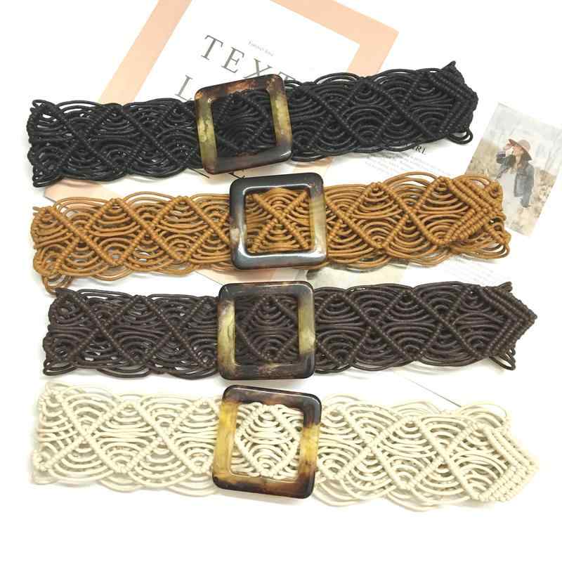 ベルト チャイナ風 シングル ループ レディース ファッション アクセサリー ベルト オールシーズン ウエスト バンド ワイド