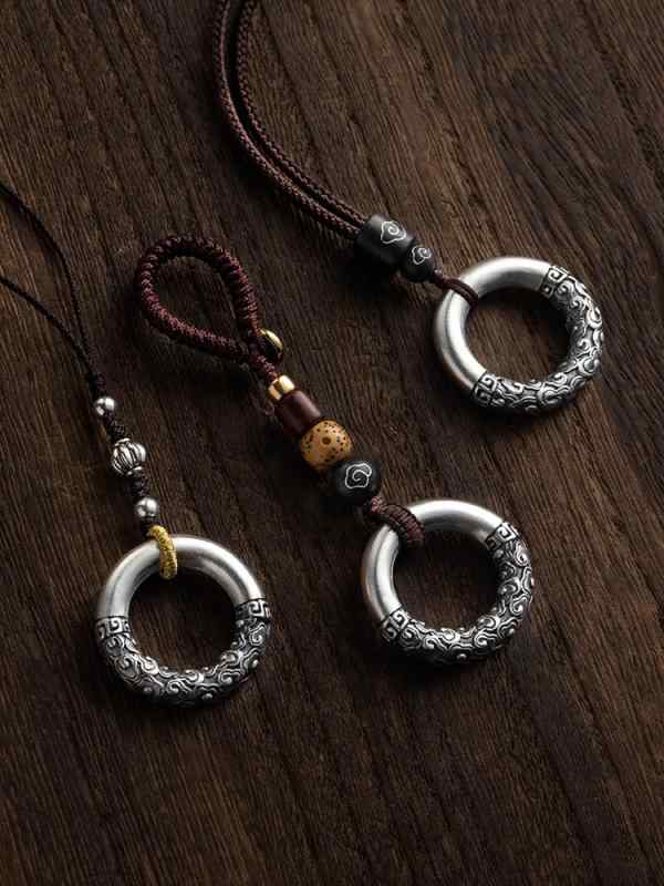 Necklaces, Pendants - アクセサリー ペンダント キーホルダー インテリア レトロ カー 吊り下げ 車 部屋 メンズ レディース兼 仏教 小物 中国風 雑貨 装飾 キーペンダント ストラップ