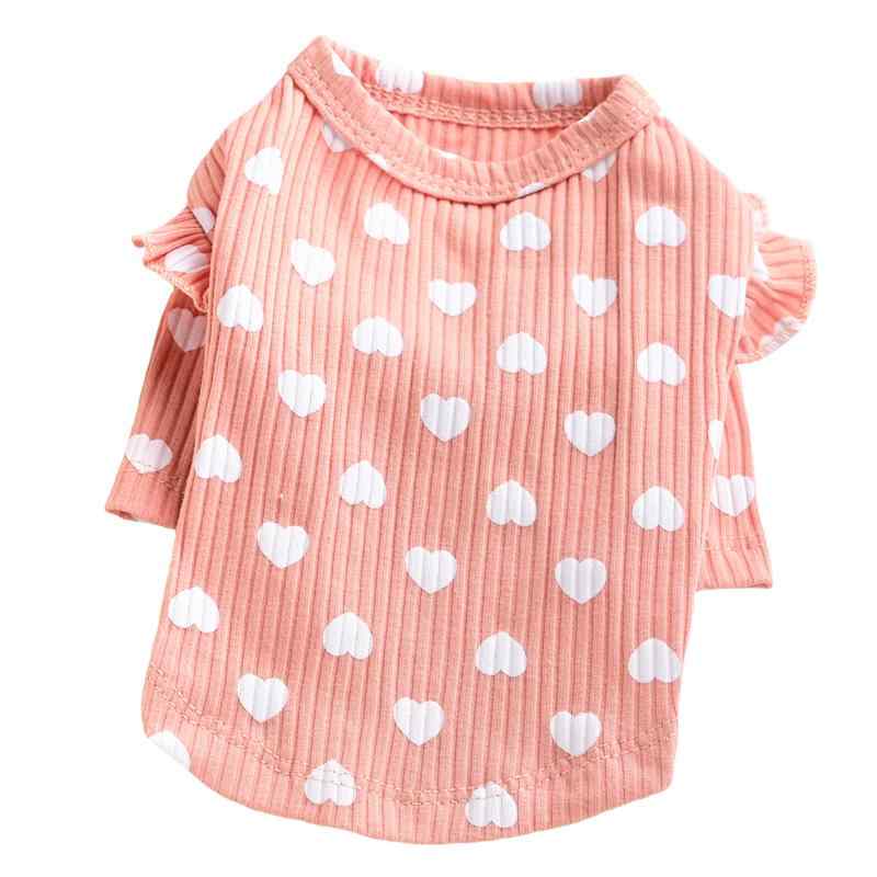 ペットグッズ 犬猫服 ドッグ ウェア シャツ 服 かわいい ベスト 衣装 薄手 室内 散歩 外出 ルーム 室外 春夏 小型犬 チワワ ビション テディ