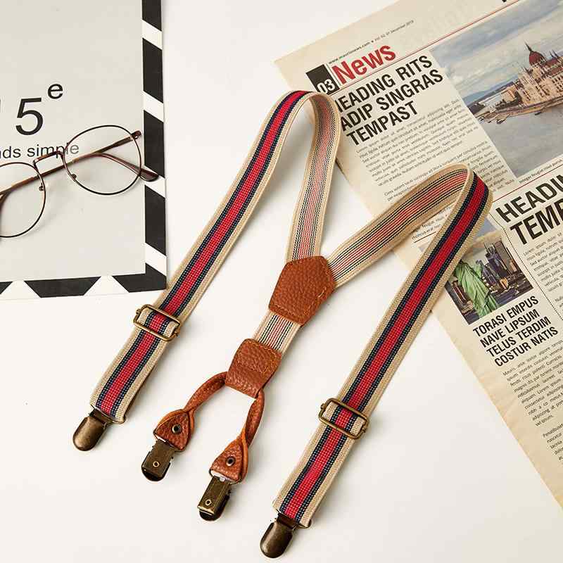 サスペンダー ベルト クリップ 吊りベルト パンツ キッズ ストレッチ性 固定 脱落防止 ストレッチ 調節可能 メンズ レディース兼 滑りにくい 子供