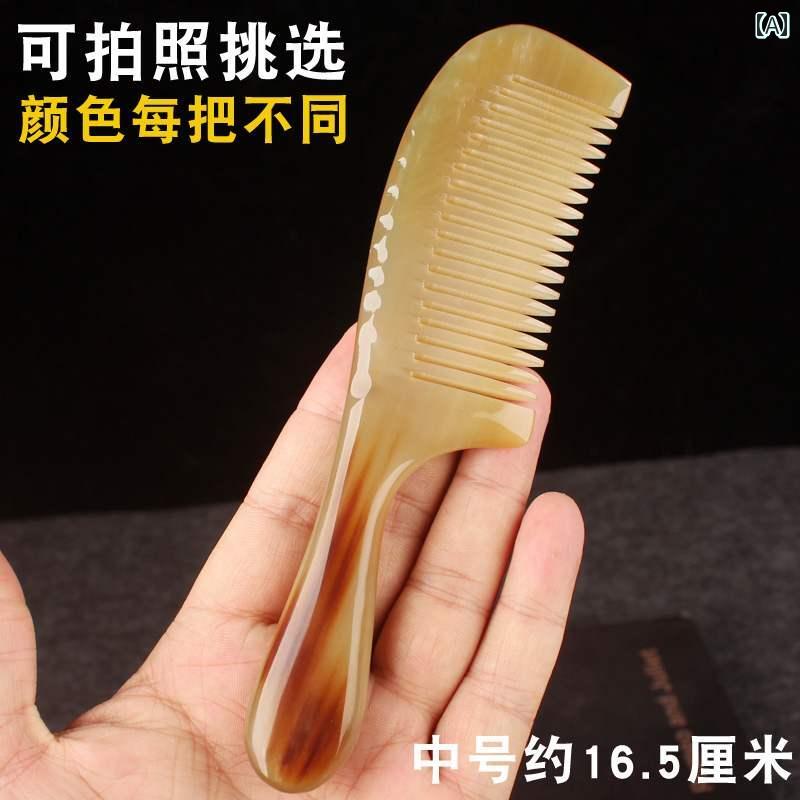 ヘアケア コーム くし おしゃれ ギフト ブラシ 頭 マッサージ 彫刻 ケア 頭皮 脱毛...