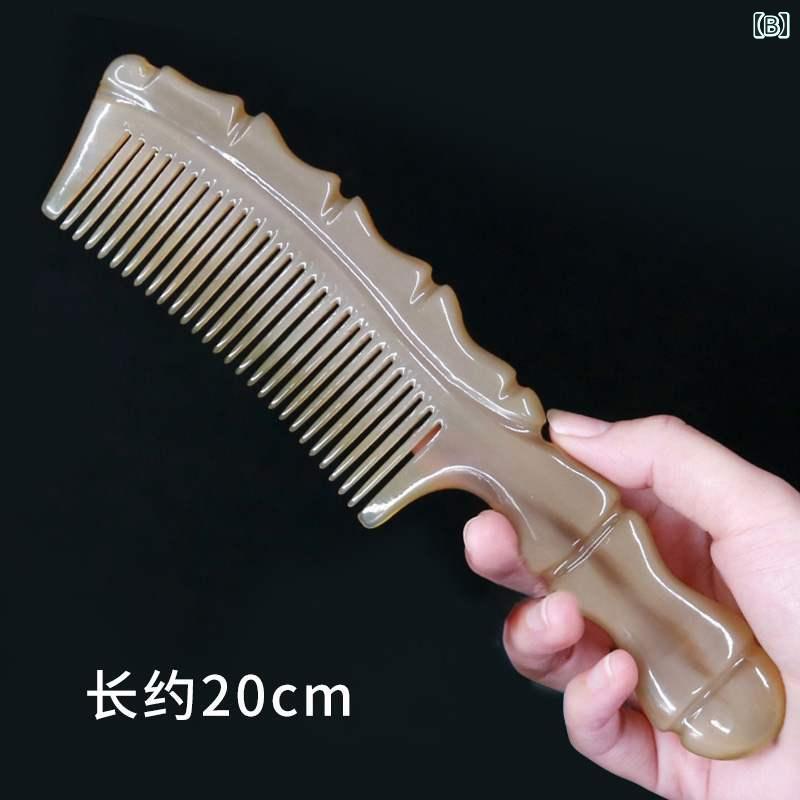 セキュアデポのレディース ヘアーケア 美容品 コーム レディース ロングヘア ホーム マッサージ 抜け毛防止 頭部 経絡 静電気防止 櫛｜アングル3