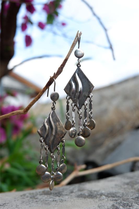 エスニック アクセサリー アフリカ 925 スター リング シルバー ピアス アメリカ ファッション タッセ..