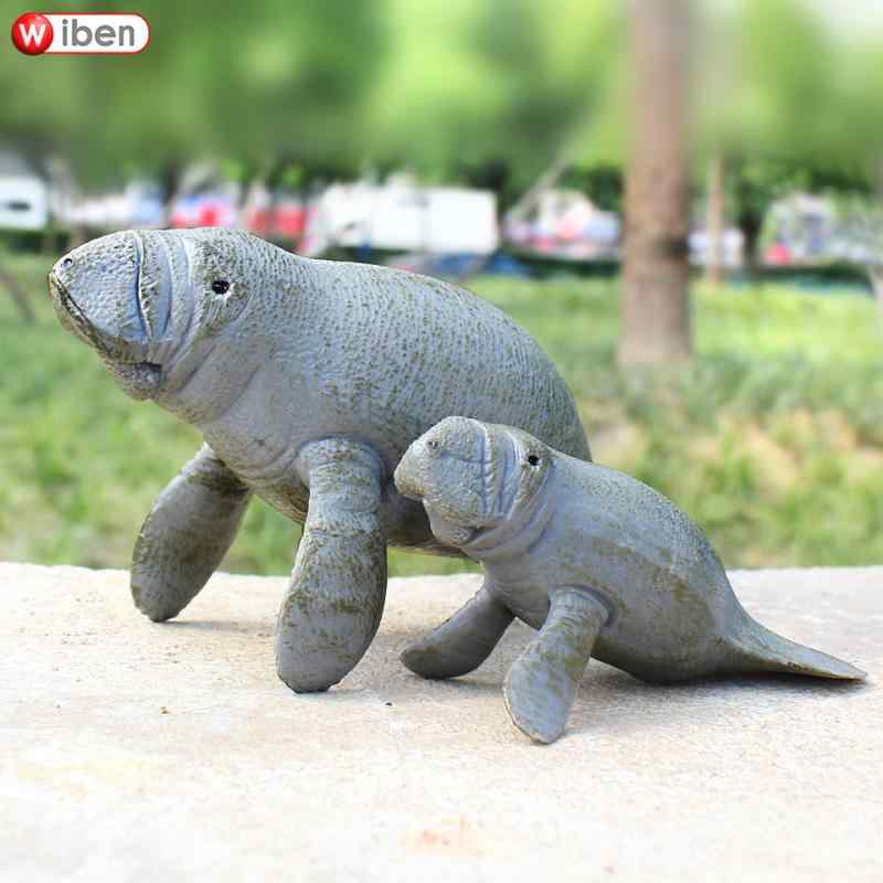 疑似 模型 フィギュア 海洋生物 動物 マナティー 環境 優しい 固体 チック 海 子供 男の子 おもちゃ ギフト 装飾品