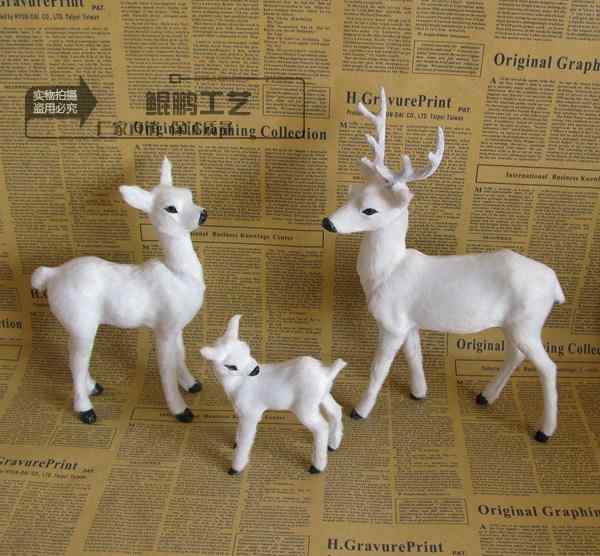 装飾 クラフト ウェディング ギフト バルコニー 窓枠 庭 盆栽 装飾 家庭 家具 シミュレーション 白鹿 ニホンジカ