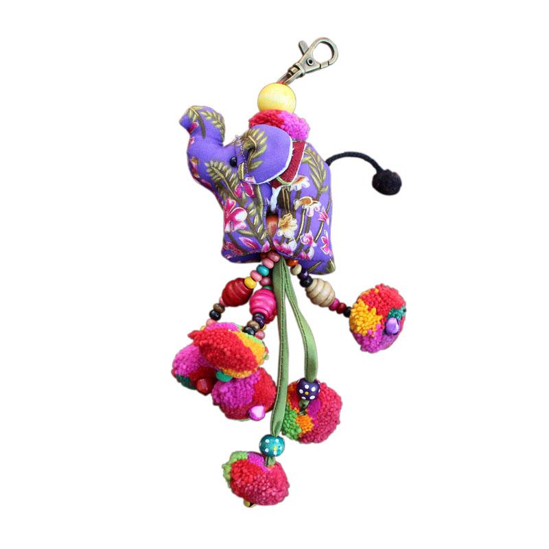 置物 民芸品 人形 ぬいぐるみ 装飾品 キーホルダー エスニック ペンダント ゾウ 雑貨 小物 アンティー..