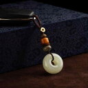 ペンダント レトロ 和天 翡翠 祈願 バックル 車 キーホルダー ペンダント メンズ レディース 翡翠 レトロ