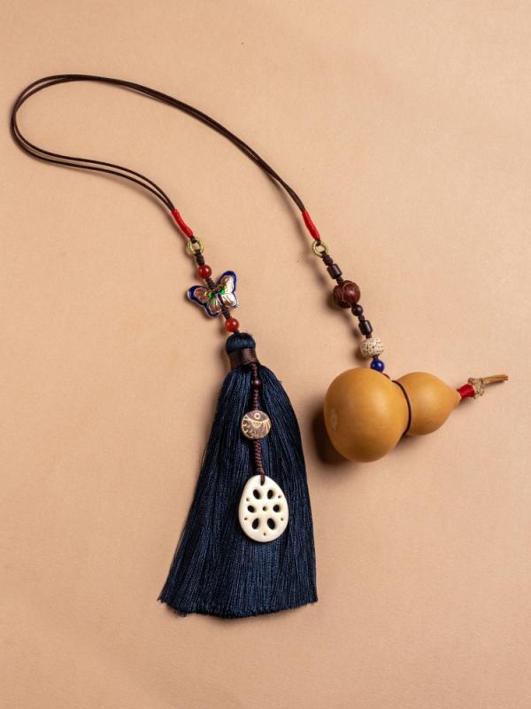 ペンダント レトロ ひうたん 車 ペンダント バックミラー 祈願 メンズ レディース ギフト カーアクセサリー