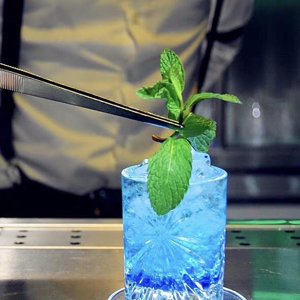 ミント リーフ 氷 バーテンダー バー ステンレス クリップ ピンセット トング カクテル ツール 大きい..