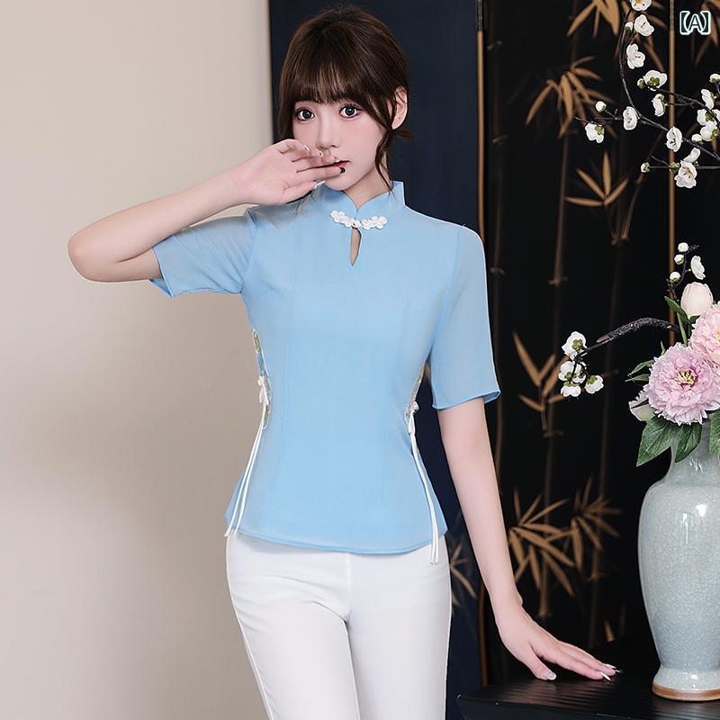 美容系 ワークウェア 作業着 ユニフォーム コスチューム レディース 職 ネイル マッサージ エステ スパ 大きめサイズ