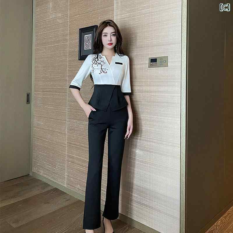 美容系 ワークウェア 作業着 ユニフォーム コスチューム レディース 職 ネイル マッサージ エステ スパ 大きめサイズ