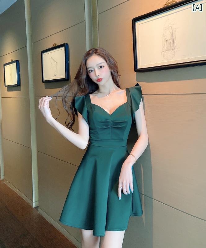 ワンピース ミニワンピース ミニドレス ウエストシェイブ セクシー 小悪魔 露出 スリムフィット パーティー レディース ファッション