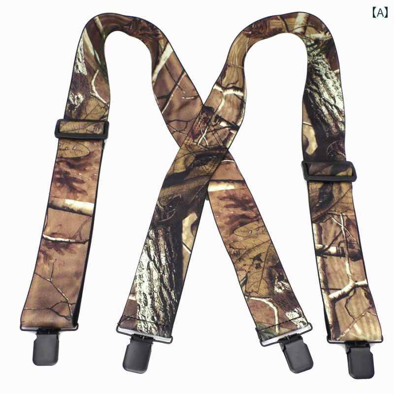 メンズ サスペンダー クリップ ストレッチ X字型 ファッション ショルダーストラップ 英国紳士風 ビジネス カジュアル スマート ブリティッシュ