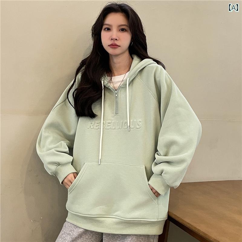 レディース ファッション トレーナー 秋服 フード付 スウェットシャツ ゆったりタイプ ミディアム カジュアル スリム プルオーバー トップ ヘッジ(4.0)
