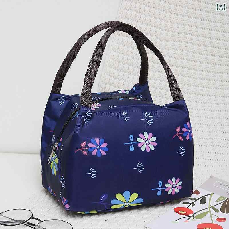 Handbag Type - バッグ ハンド 小さめ バッグ ランチ バッグ 韓国 オールシーズン シニア レディース ディギング ナイロン ジッパー