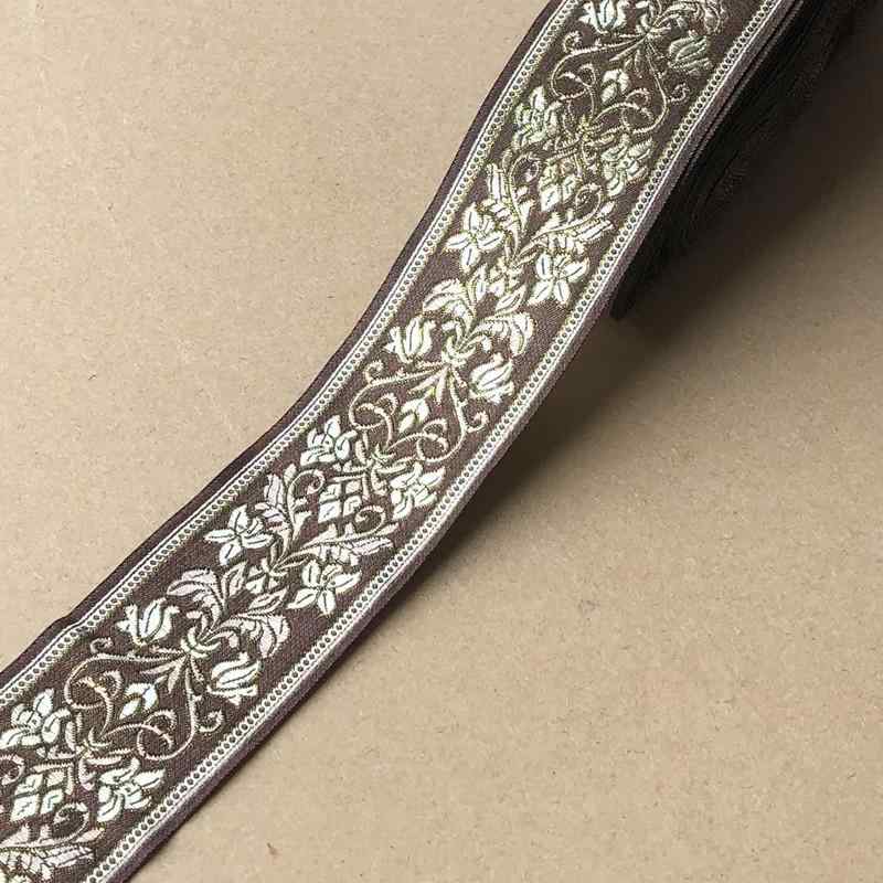Other - 刺繍リボン 手芸 ハンドクラフト エスニック 金糸 レース ジャカード ウェビング 服 靴 帽子 バッグ 装飾 アクセサリー