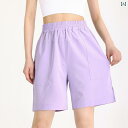 スポーツ ショーツ レディースゆったり 大きめサイズ ランニング パンツ 夏 薄手 通気性 速乾 フィットネス ミディアム